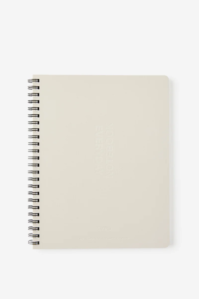 تايبو دفتر حلزوني مسطر مقاس